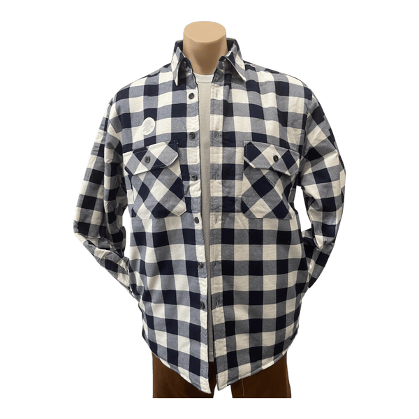 Pilgrim Quilted Flannel Overshirt 3143 - Ronald King