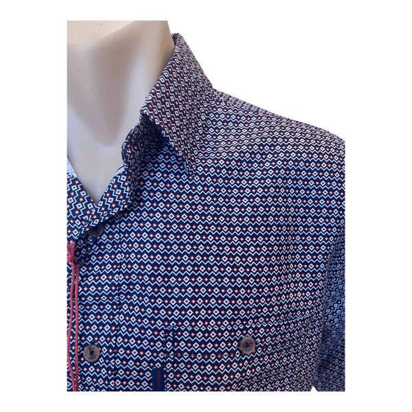 Portobello Road Ironcheater Short Sleeve Shirt RR5509 - Ronald King