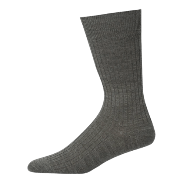 Pussyfoot Ribbed Merino Crew Sock WBSL - Ronald King
