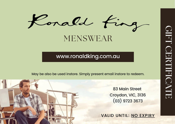 Ronald King Gift Card - Ronald King