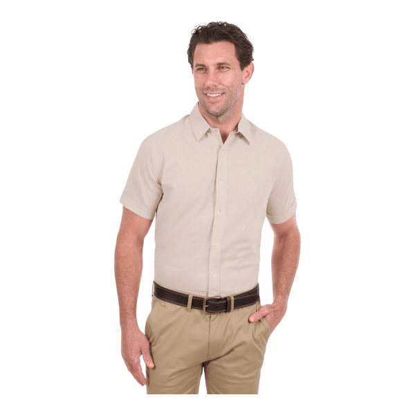 Thomas Cook Linen Blend Short Sleeve Shirt T6S1121045 - Ronald King