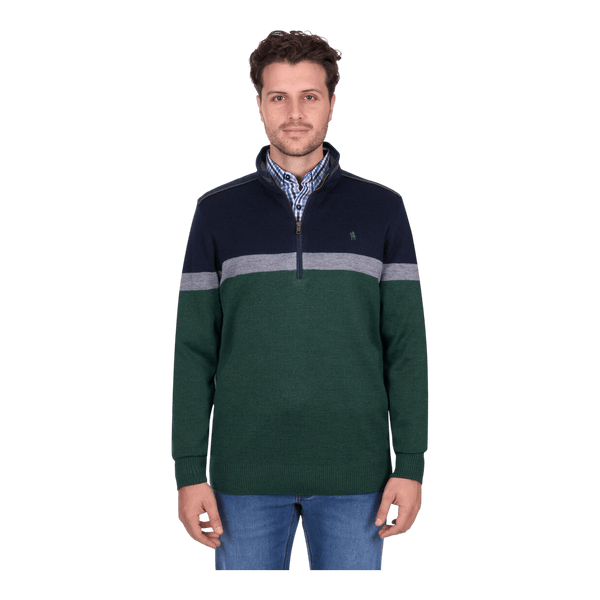 Thomas Cook Troy 1/4 Zip Merino Blend Pullover T6W1523003 - Ronald King