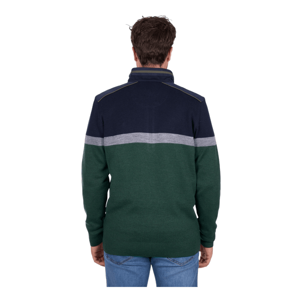 Thomas Cook Troy 1/4 Zip Merino Blend Pullover T6W1523003 - Ronald King