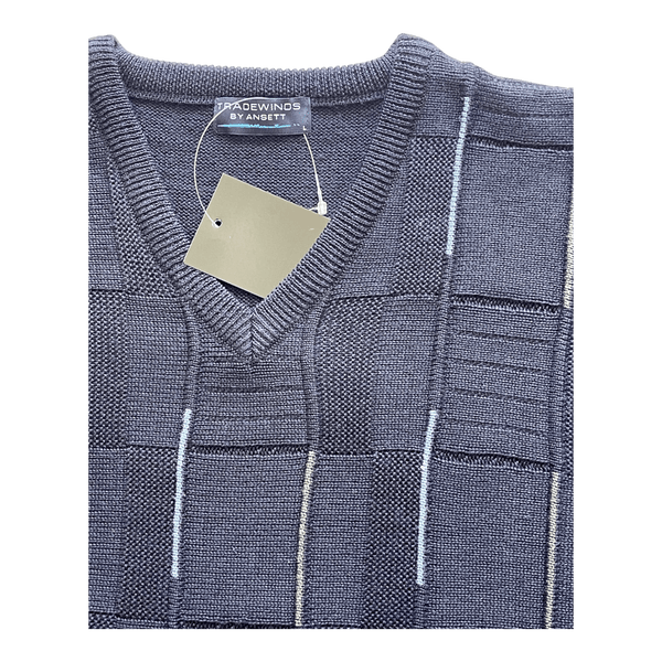 Tradewinds by Ansett Wool Blend Vee Neck Pullover 9443 - Ronald King