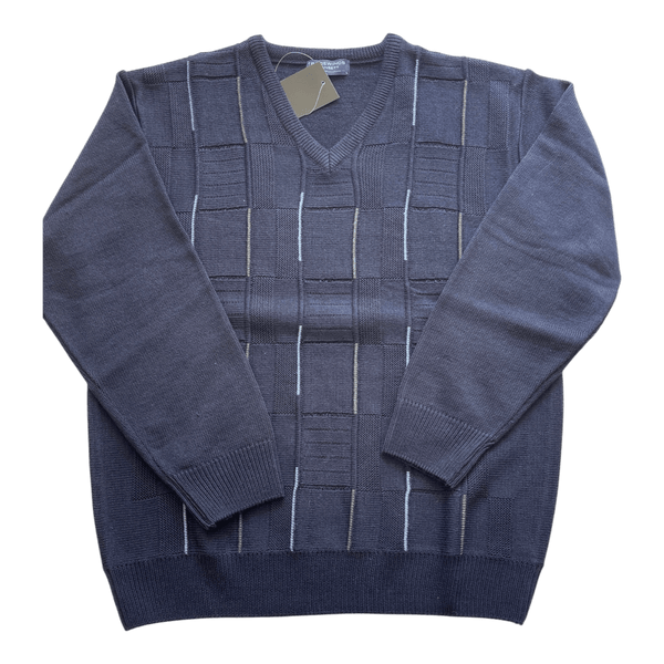 Tradewinds by Ansett Wool Blend Vee Neck Pullover 9443 - Ronald King