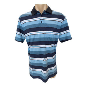 Tradewinds Jersey Stripe Polo TW4804 - Ronald King
