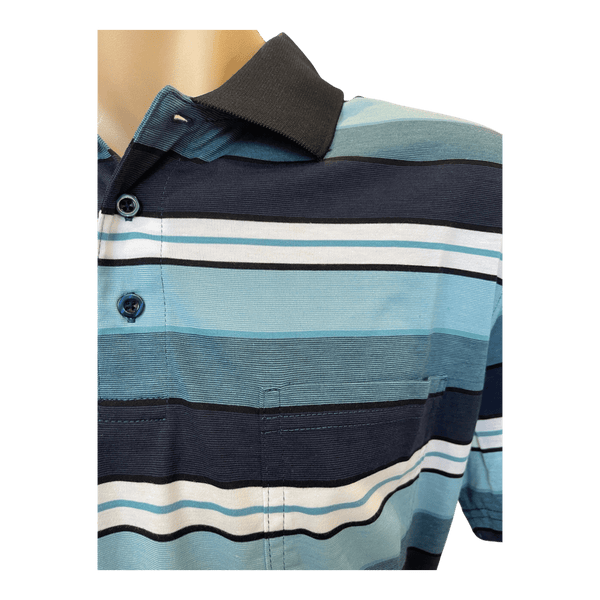 Tradewinds Jersey Stripe Polo TW4804 - Ronald King