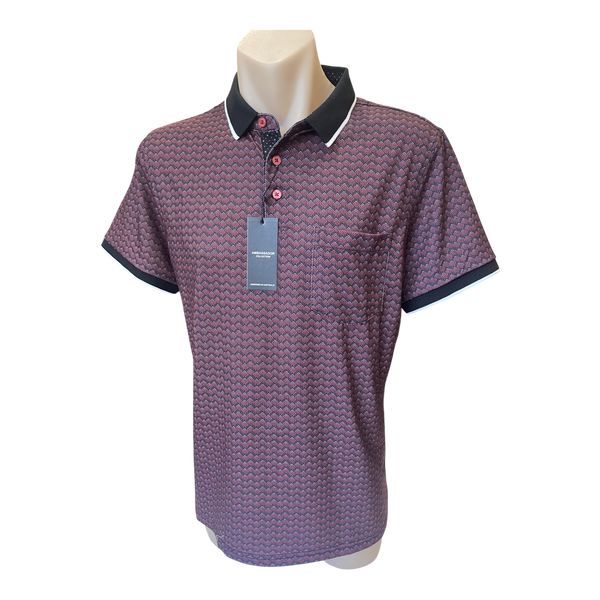 Ambassador Print Pattern Polo 600