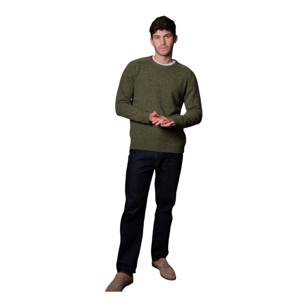 Bridge and Lord Saddle Shoulder Crew Neck Pullover BL6517A