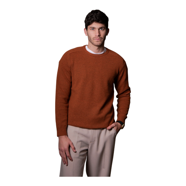 Bridge and Lord Saddle Shoulder Crew Neck Pullover BL6517