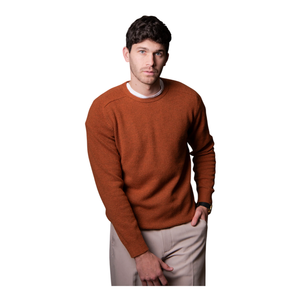 Bridge and Lord Saddle Shoulder Crew Neck Pullover BL6517