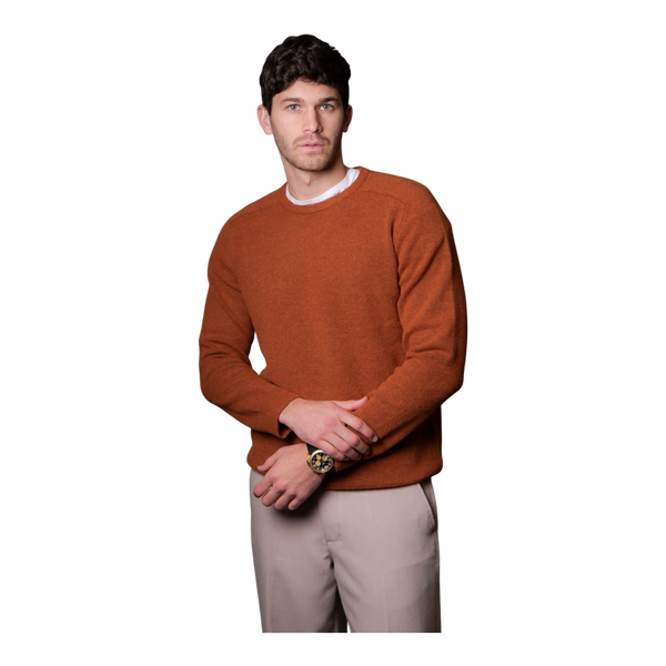 Bridge and Lord Saddle Shoulder Crew Neck Pullover BL6517