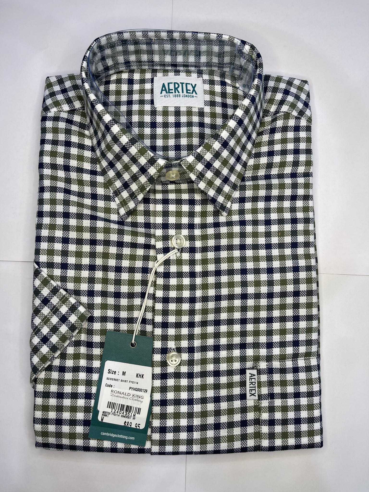 Aertex  Somerset S/Sleeve Shirt FYQ114