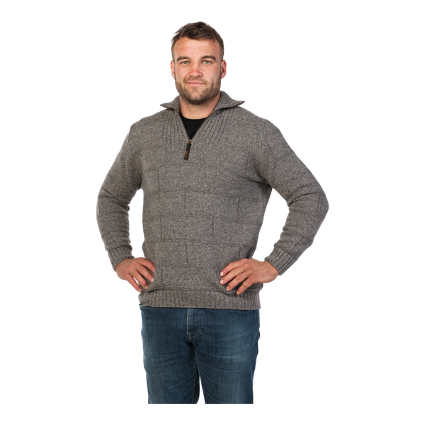 MKM Originals Marlborough 1/2 Zip Possum/Merino Pullover MS1704