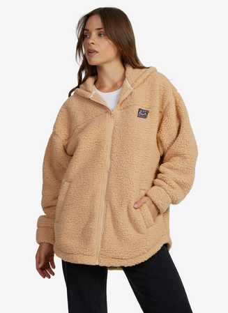 Roxy Weekend Plans Full Zip Hooded Fleece URJPF03009