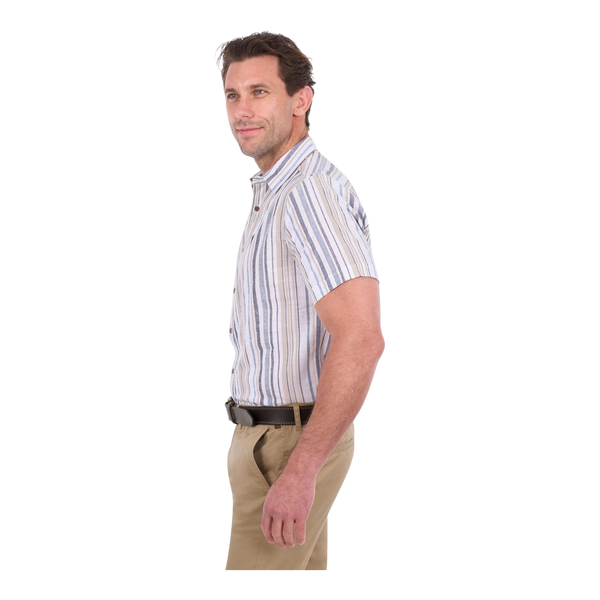 Thomas Cook Max Short Linen Blend Sleeve Shirt T6S1121025