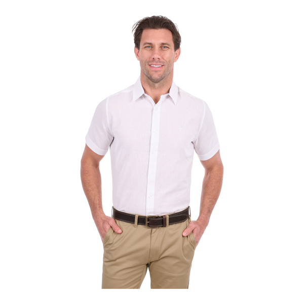 Thomas Cook Linen Blend Short Sleeve Shirt T6S1121045