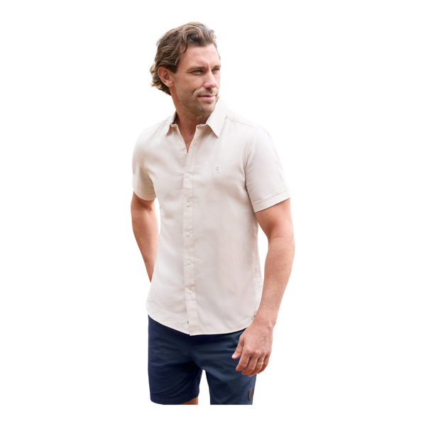 Thomas Cook Linen Blend Short Sleeve Shirt T6S1121045