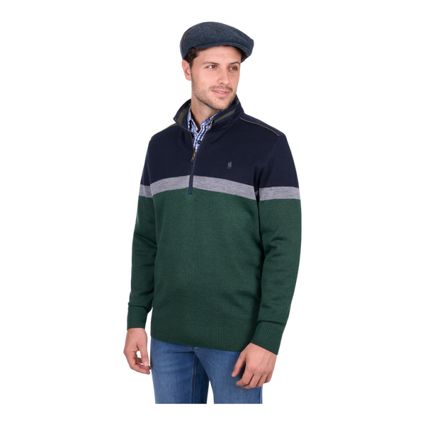 Thomas Cook Troy 1/4 Zip Merino Blend Pullover T6W1523003