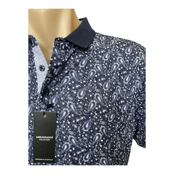 Ambassador Print Polo 5225 - Ronald King