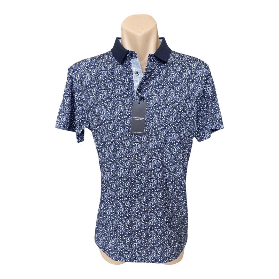 Ambassador Print Polo 5225 - Ronald King