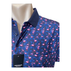Ambassador Print Polo 5229 - Ronald King