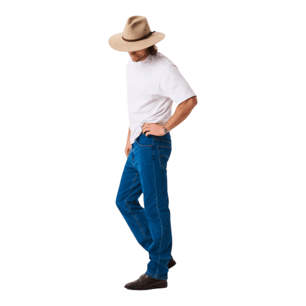Amco Mid Stonewash Stretch Jean J1210 - Ronald King