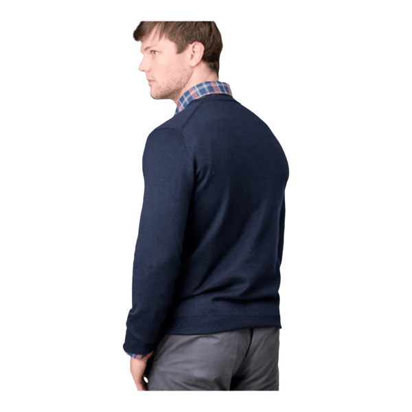 Ansett Black Label Fine Merino Vee Neck Pullover 6723 - Ronald King