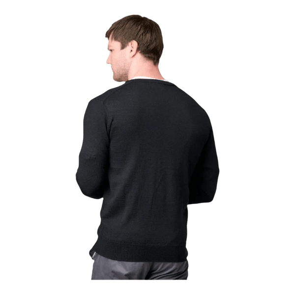 Ansett Black Label Fine Merino Vee Neck Pullover 6723 - Ronald King