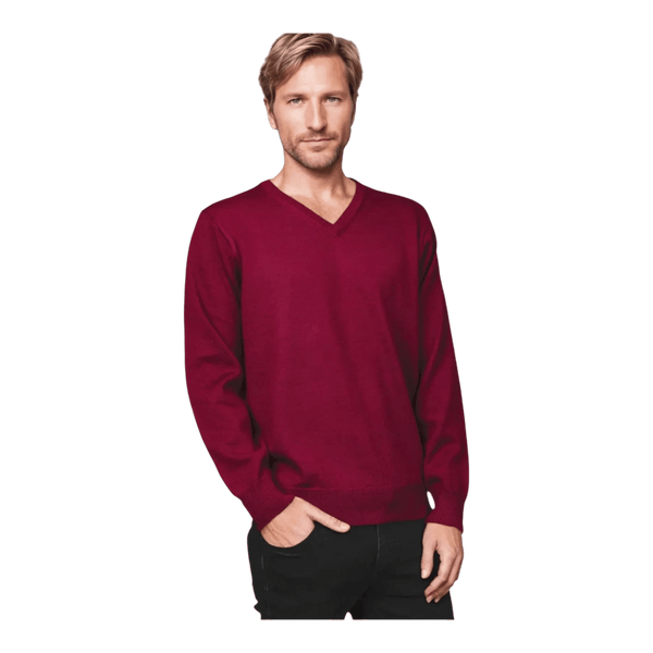 Ansett Machine Washable Vee Neck Pullover 3033 - Ronald King