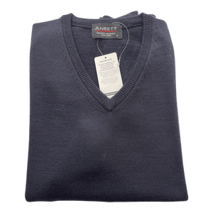 Ansett Machine Washable Vee Neck Pullover 3033 - Ronald King