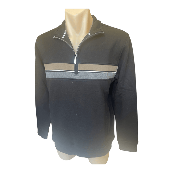 Back Bay 1/4 Zip Panel Front Fleece Top G580122 - Ronald King