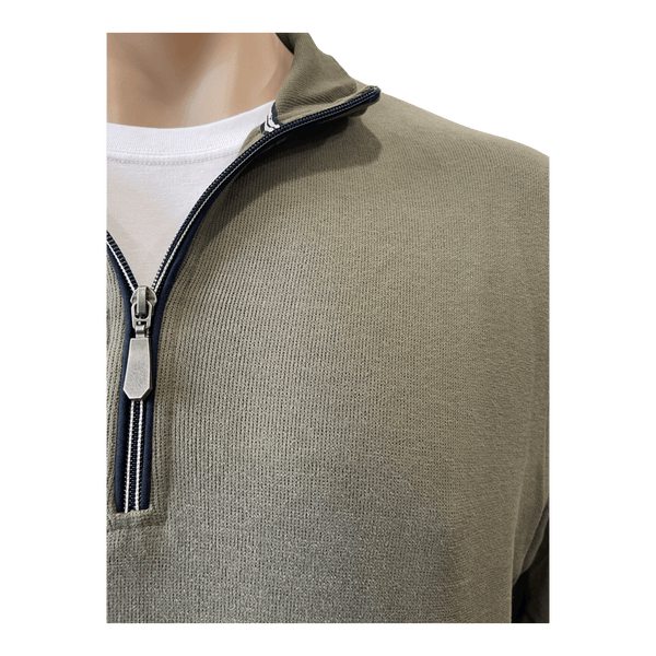Back Bay French Rib Peach Finish 1/4 Zip Top G560110 - Ronald King