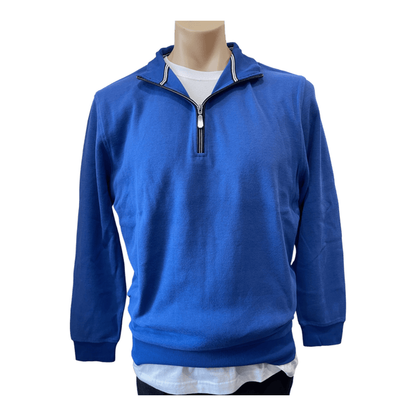 Back Bay French Rib Peach Finish 1/4 Zip Top G560110 - Ronald King
