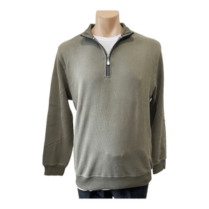 Back Bay French Rib Peach Finish 1/4 Zip Top G560110 - Ronald King