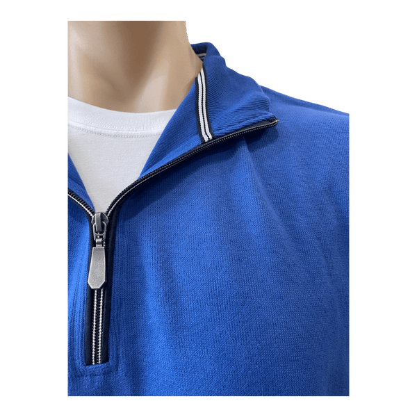 Back Bay French Rib Peach Finish 1/4 Zip Top G560110 - Ronald King