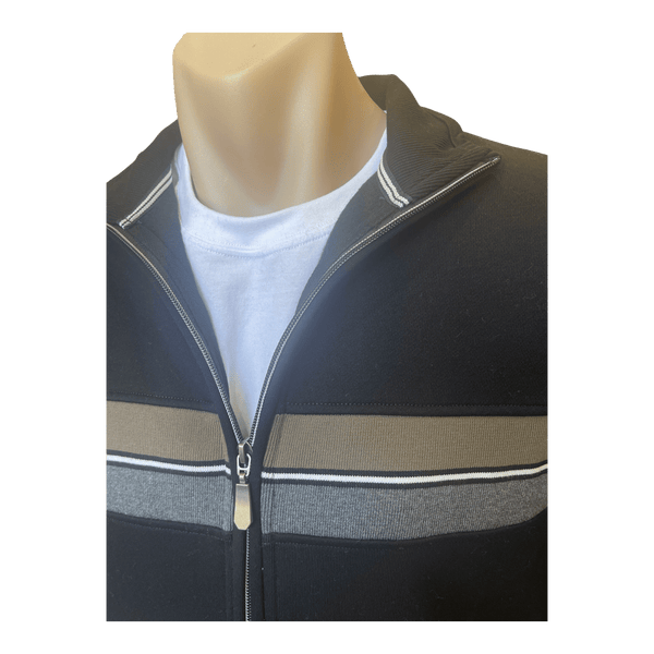 Back Bay Full Zip Panel Front Fleece Top G580123 - Ronald King