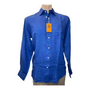 Back Bay Linen Long Sleeve Shirt G660225 - Ronald King