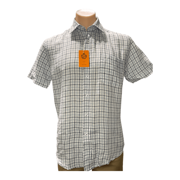 Back Bay Linen Short Sleeve Shirt G280222 - Ronald King