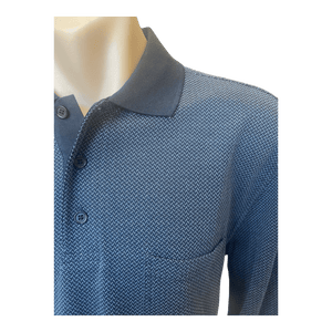 Back Bay Long Sleeve Polo G580124 - Ronald King