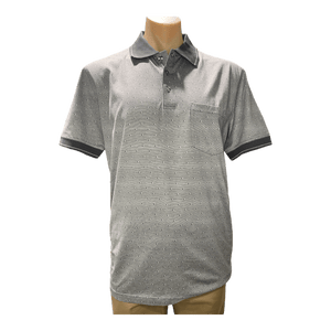 Back Bay Mercerised Cotton Jacquard Polo G280103 - Ronald King