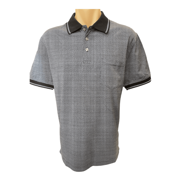 Back Bay Mercerised Cotton Jacquard Polo G480102 - Ronald King