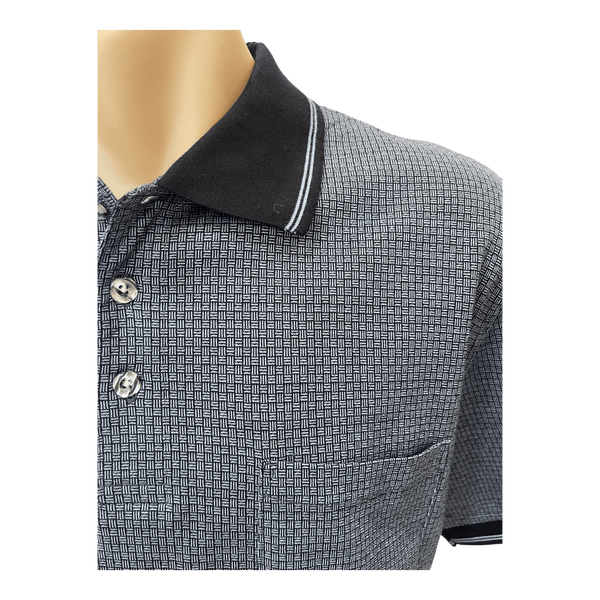 Back Bay Mercerised Cotton Jacquard Polo G480102 - Ronald King