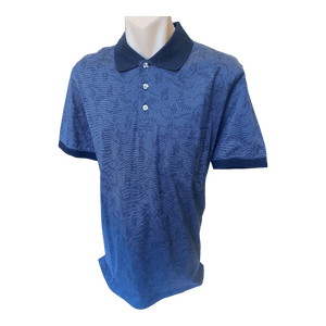 Back Bay Mercerised Cotton Paisley Polo G680102 - Ronald King