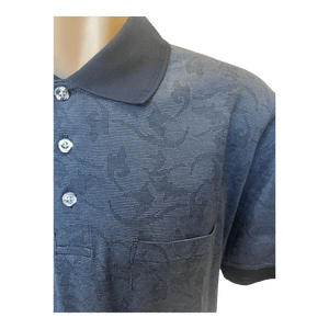 Back Bay Mercerised Cotton Paisley Polo G680102 - Ronald King