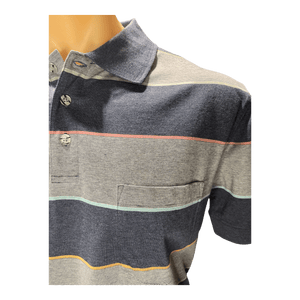 Back Bay Mercerised Cotton Striped Polo G280104 - Ronald King