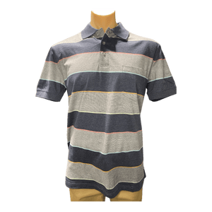 Back Bay Mercerised Cotton Striped Polo G280104 - Ronald King