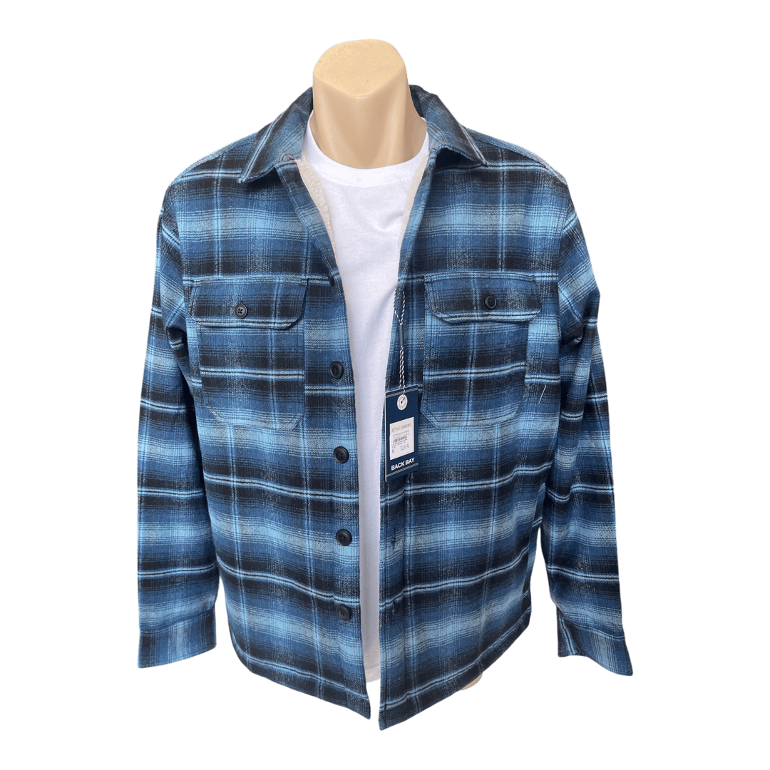 Back Bay Sherpa Lined Shirt Jacket (Shacket) G580351 - Ronald King