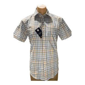 Back Bay Stretch Check Shirt G280211 - Ronald King