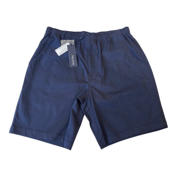 Back Bay Stretch Cotton bedford Elastic Waist Short G460301 - Ronald King